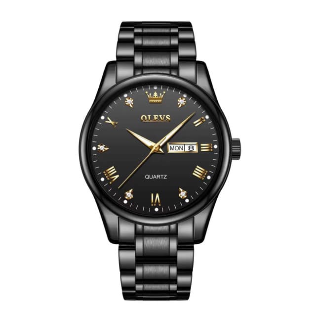 "Olevs 5563 Stainless Steel Analog Wrist Watch For Men
