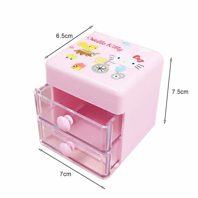 Desk Accessories Organizer Adorable Cartoon Storage Box