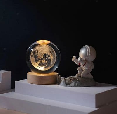 Crystal Galaxy Moon Ball