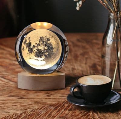 Crystal Galaxy Moon Ball