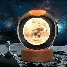 Crystal Galaxy Moon Ball